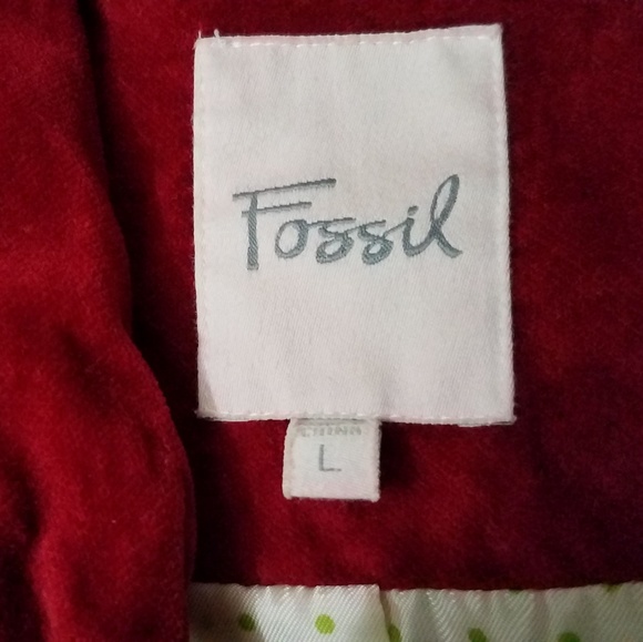 Fossil Red Jacket/Blazer - Picture 5 of 8